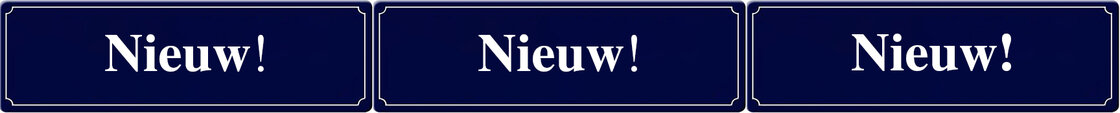 N I E U W !