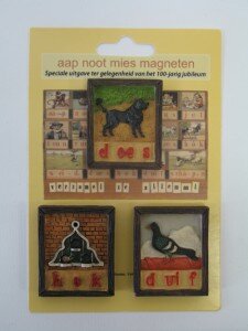 Aap - Noot - Mies set losse magneten