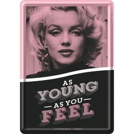 Metal Card As Young As You Feel