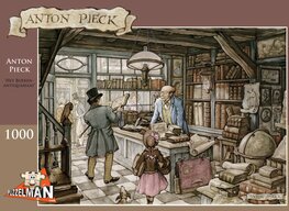 Anton Pieck Het Boekenantiquariaat | Nostalgische Boekwinkel Puzzel