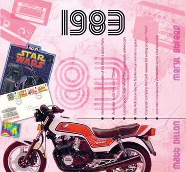 Kaart en CD geboortejaar 1983