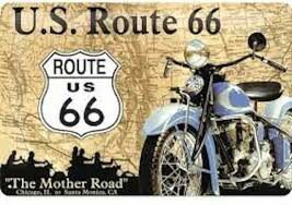 Tin Sign  20 x 30cm - Route 66 - NA 202082