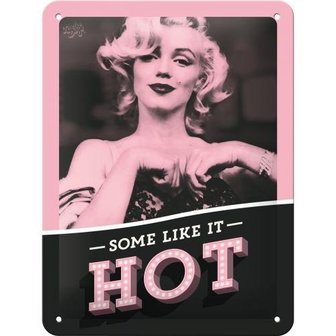 Tin Sign 15x20 MM Some Like It Hot