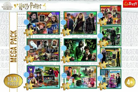 Trefl Harry Potter 10-in-1 puzzel - 20/35/48 stukjes
