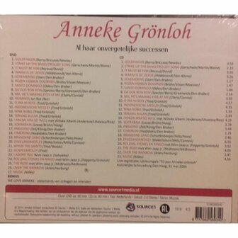 Anneke Gronloh - Al haar onvergetelijke successen (DVD|CD)