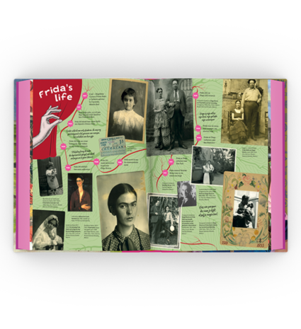 boek Viva la Frida! Life and art of Frida Kahlo