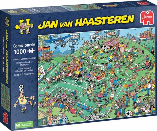 Jan van Haasteren - Europa's Voetbalkampioen - 1000 stukjes puzzel 