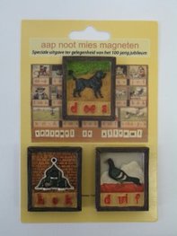 Aap - Noot - Mies set losse magneten