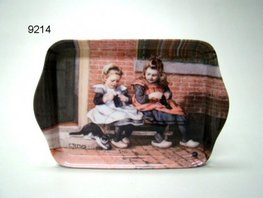 Ot en Sien Dienblad klein 'Sien met buurmeisje'