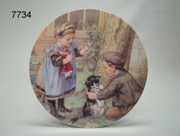 Ot en Sien Tafelonderzetter 'met poes'