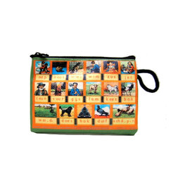 Aap noot mies portemonnee